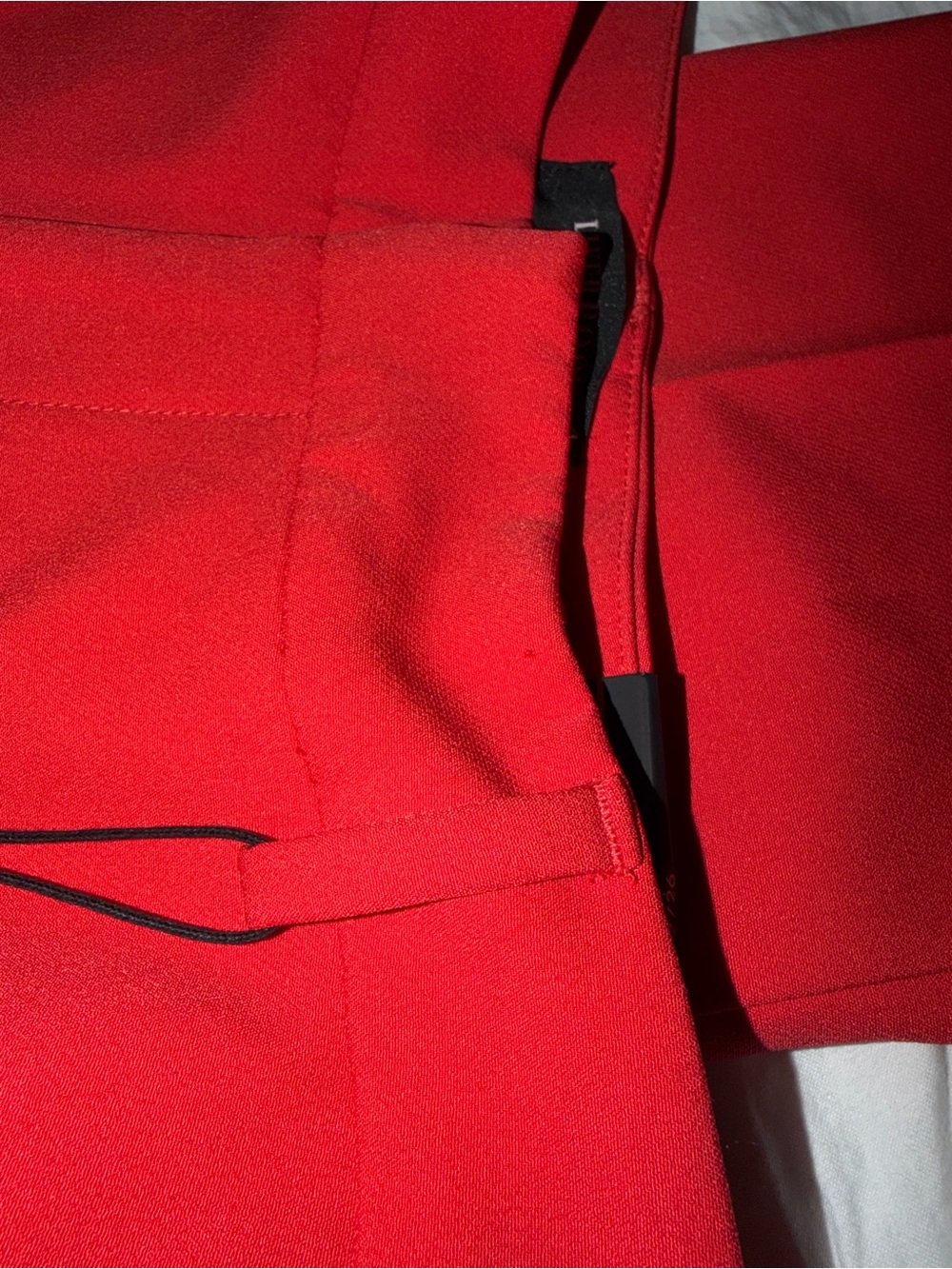 Liverpool Los Angeles Kelsey Red Flare Trousers Pants Size 2/26 NWT - Picture 13 of 14